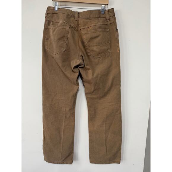 Ariat M4 Brown Low Rise Bootcut men's jeans 32x34 cowboy western ranch - Picture 2 of 9